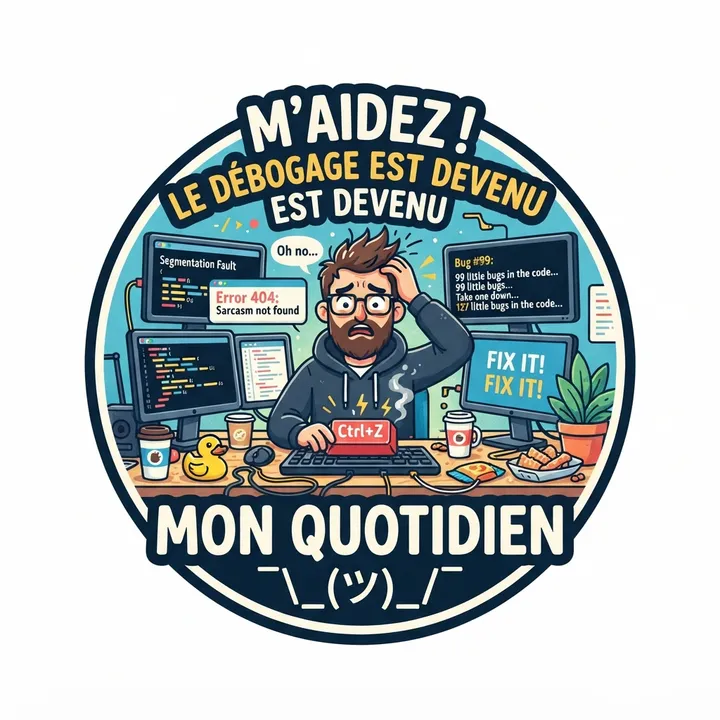 Mug drole developpeur informatique — Design IA