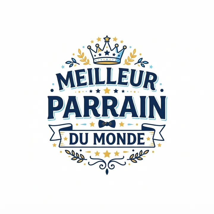 Mug meilleur parrain du monde — Design IA