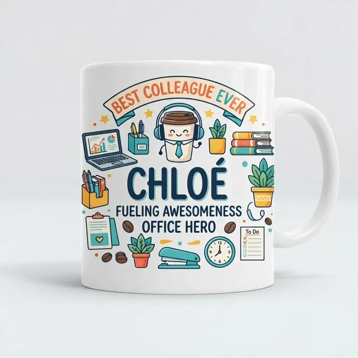Mug personnalisé avec prenom collegue — Votre résultat
