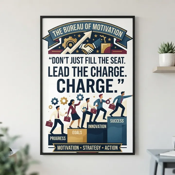 Poster citation motivation bureau — Votre résultat