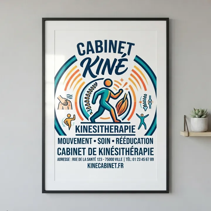 Poster decoration cabinet kiné — Votre résultat