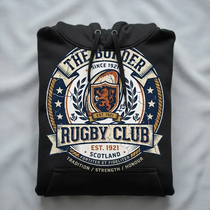 Sweat à capuche vintage rugby — Votre résultat