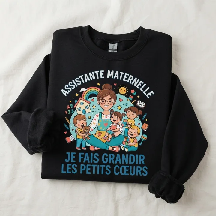 Sweat original assistante maternelle — Votre résultat