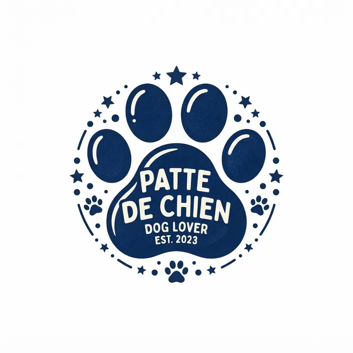 Sweatshirt motif patte de chien — Design IA