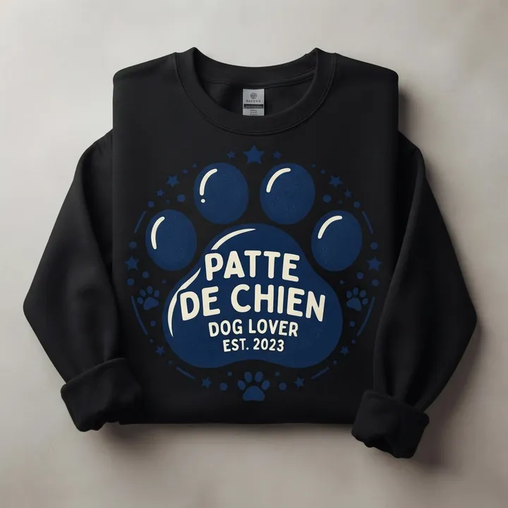 Sweatshirt motif patte de chien — Votre résultat