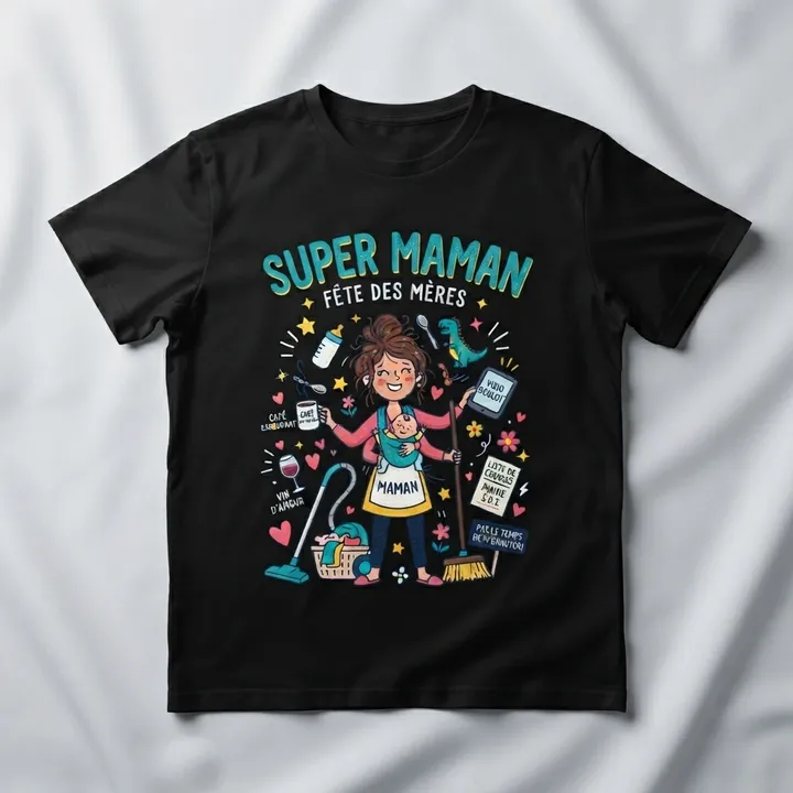 T-shirt drole fete des meres — Votre résultat