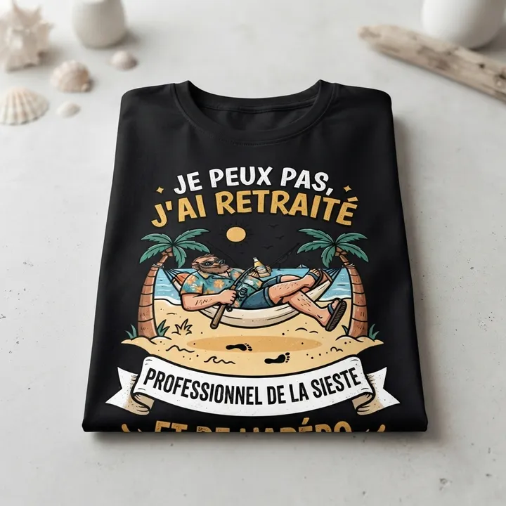 T-shirt humoristique retraité — Votre résultat