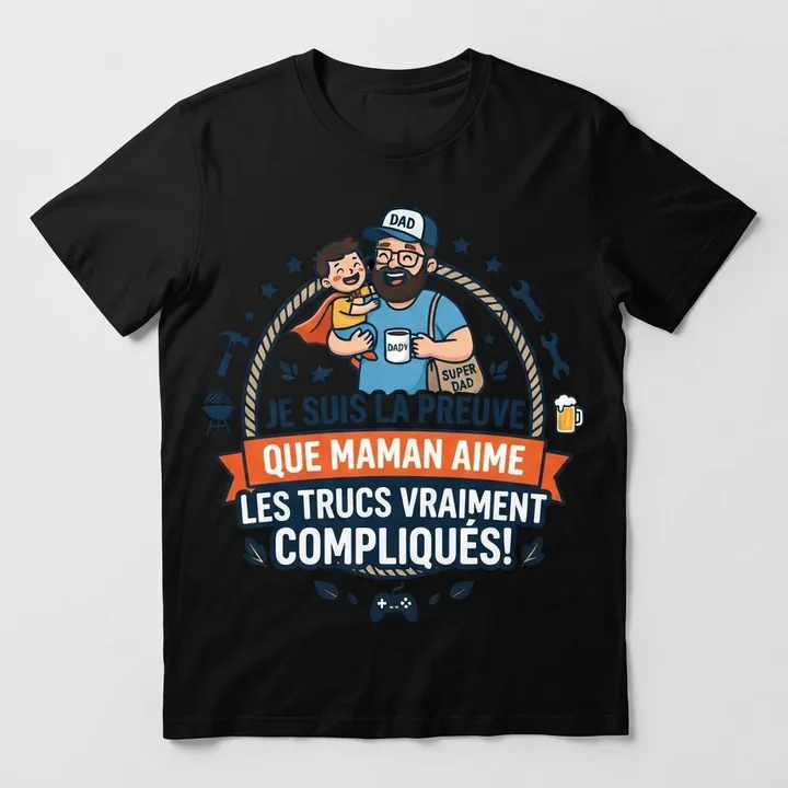 T-shirt humour fete des peres — Votre résultat