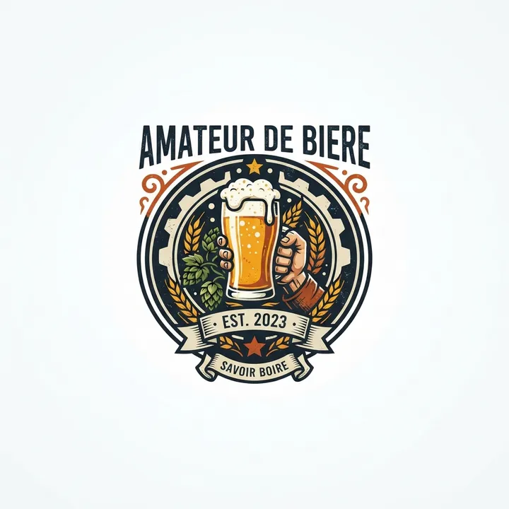 T-shirt original amateur de biere — Design IA
