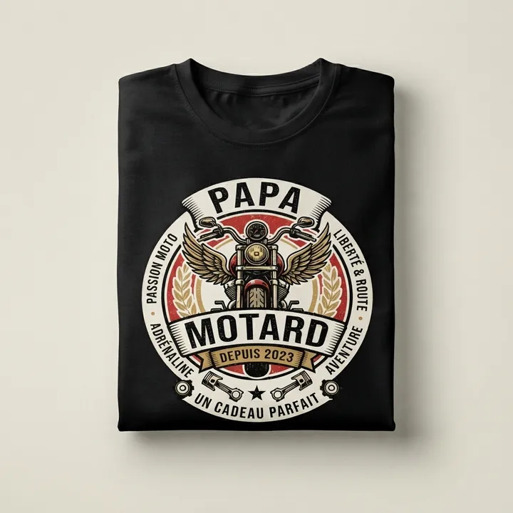 T-shirt papa motard cadeau — Votre résultat