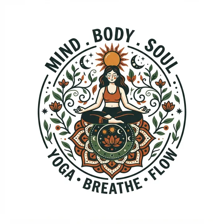 Tote bag coton bio yoga — Design IA