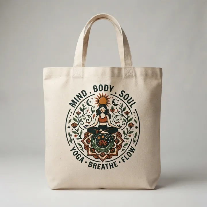 Tote bag coton bio yoga — Votre résultat