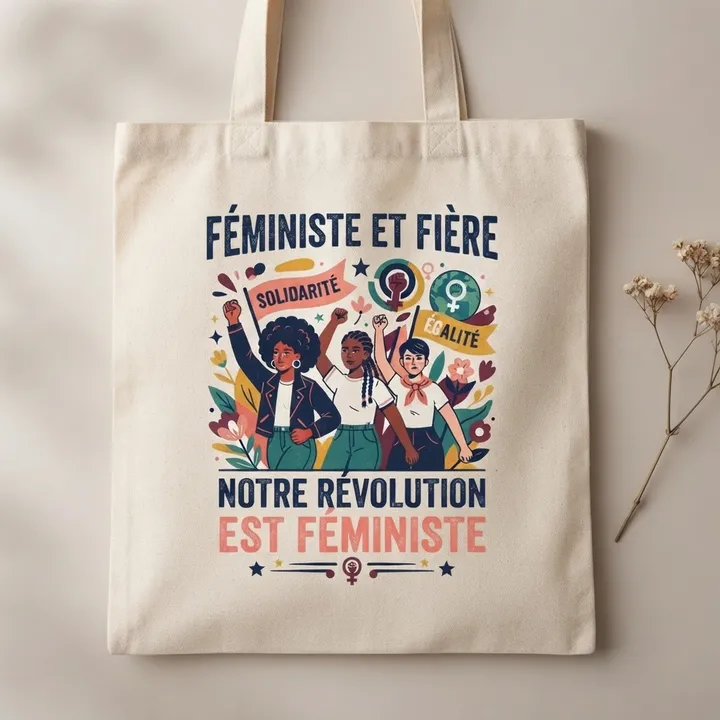 Tote bag message feministe engagé — Votre résultat