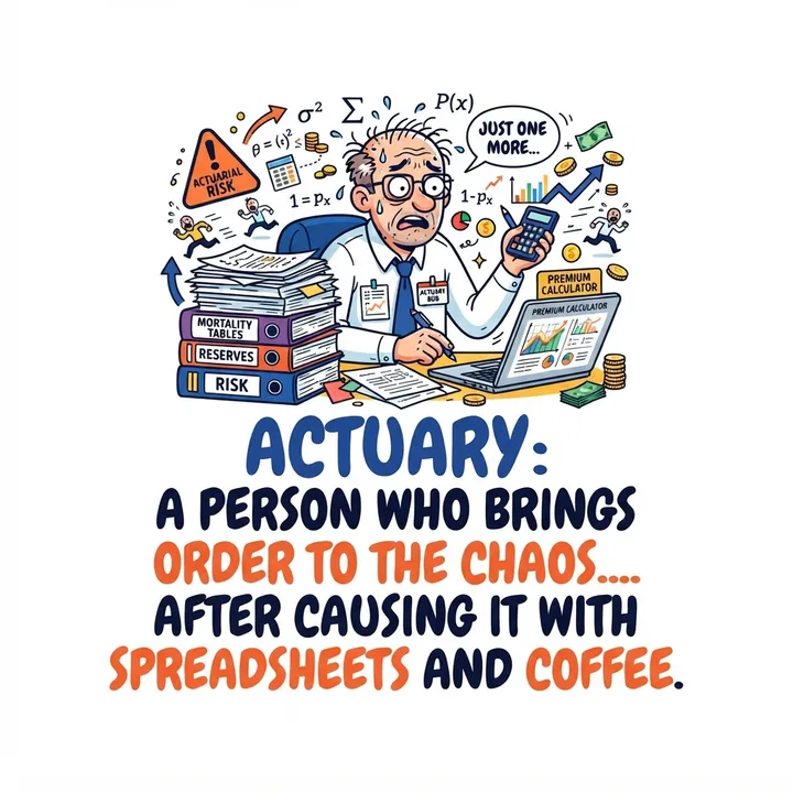 Funny Actuary Shirts — KI-Design