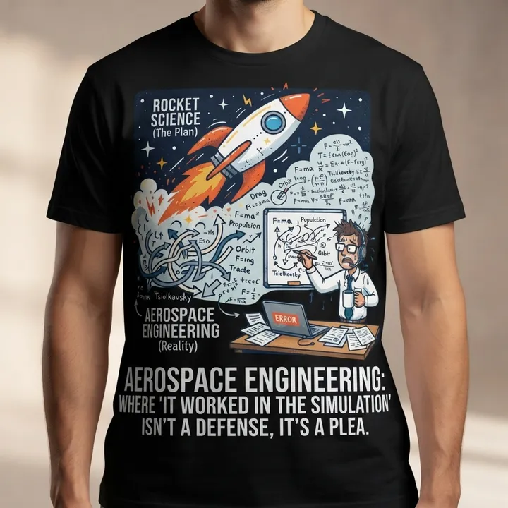 Funny Aerospace Engineer Shirt — Dein Ergebnis