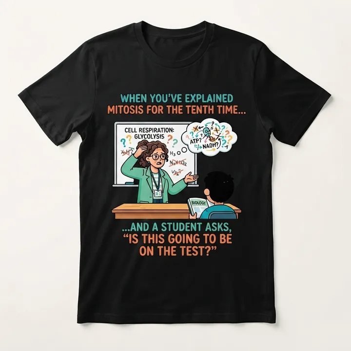 Funny Aesthetic Biology Teacher Shirt — Your result
