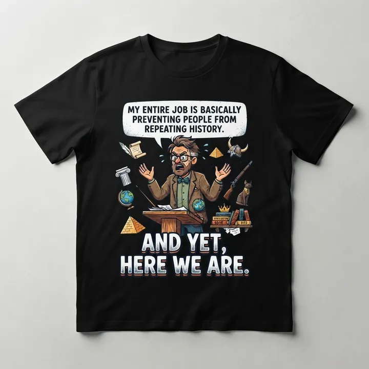 Funny Aesthetic History Teacher Shirt — Il tuo risultato