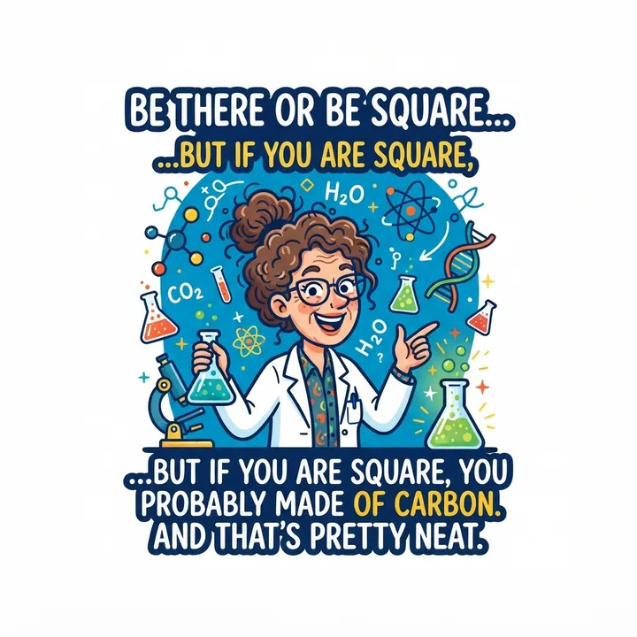 Funny Aesthetic Science Teacher Shirt — Diseño IA