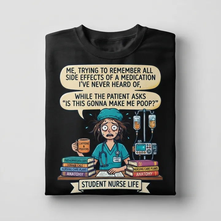 Funny Aesthetic Student Nurse Shirt — Seu resultado