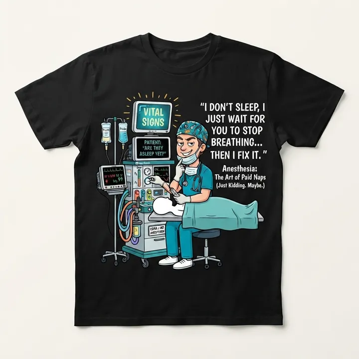 Funny Anesthesia Provider Shirt — Dein Ergebnis