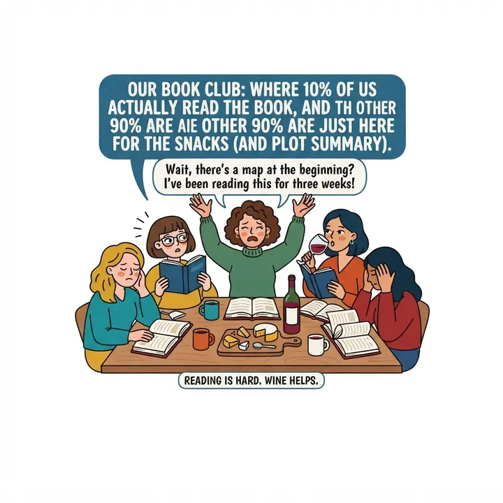 Funny Book Club Shirts — AI design