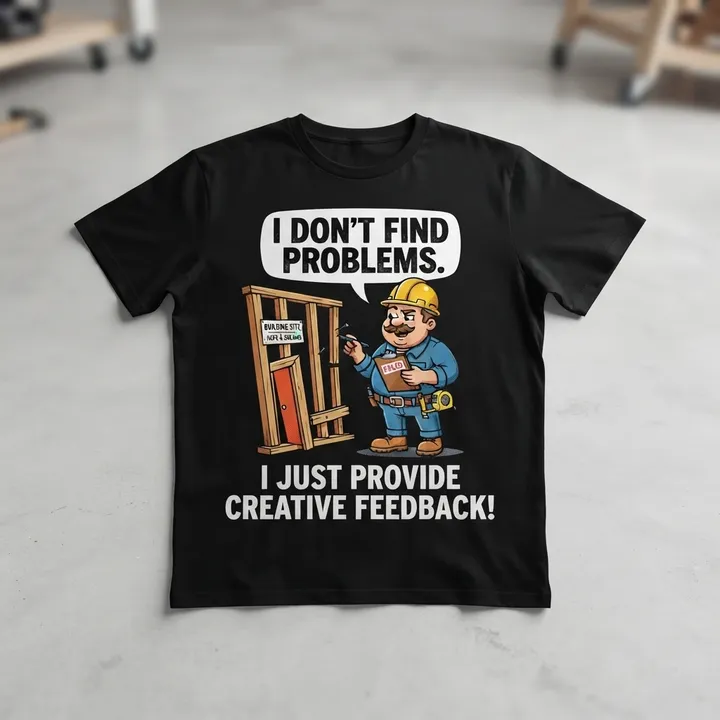 Funny Building Inspector Shirt — Il tuo risultato