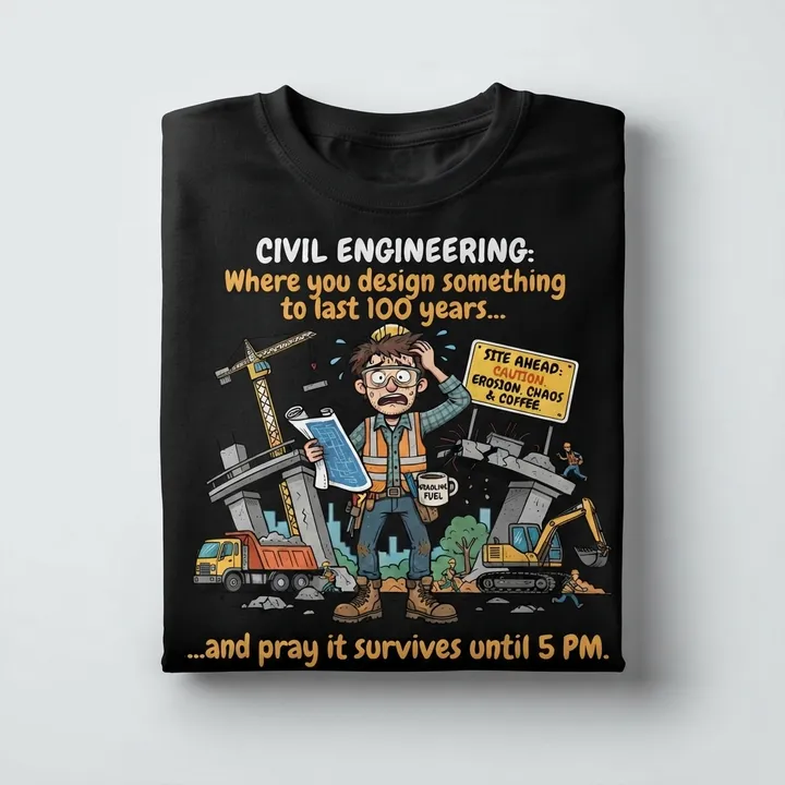 Funny Civil Engineer Shirt — Dein Ergebnis