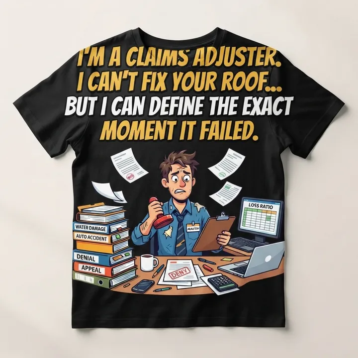 Funny Claims Adjuster Shirt — Your result
