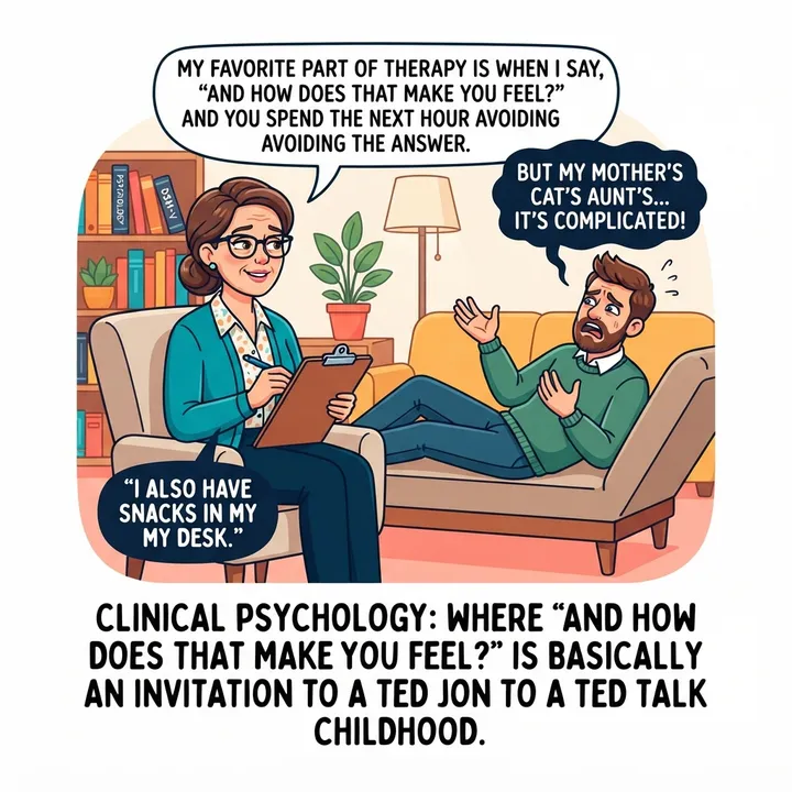 Funny Clinical Psychologist Shirt — AI design