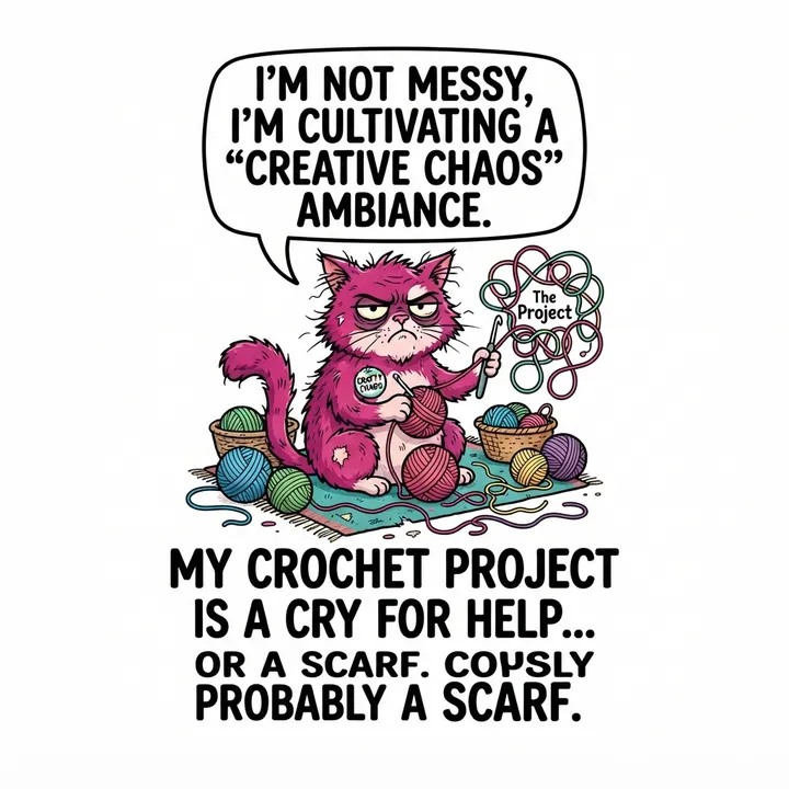 Funny Crochet Shirts — Design IA