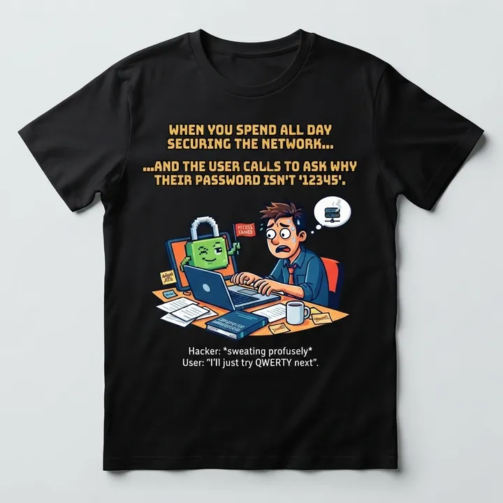 Funny Cyber Security Shirt — Dein Ergebnis