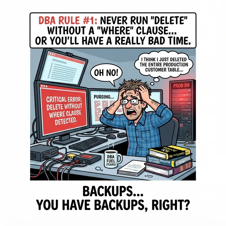 Funny Database Administrator Shirt — KI-Design