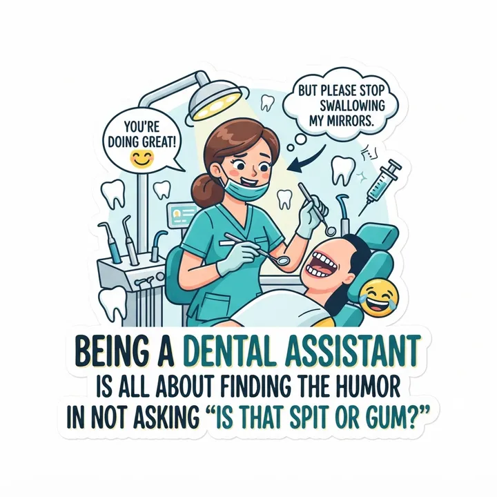 Funny Dental Assistant Shirts — KI-Design