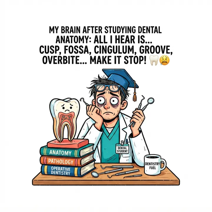 Funny Dental Student Shirt — KI-Design