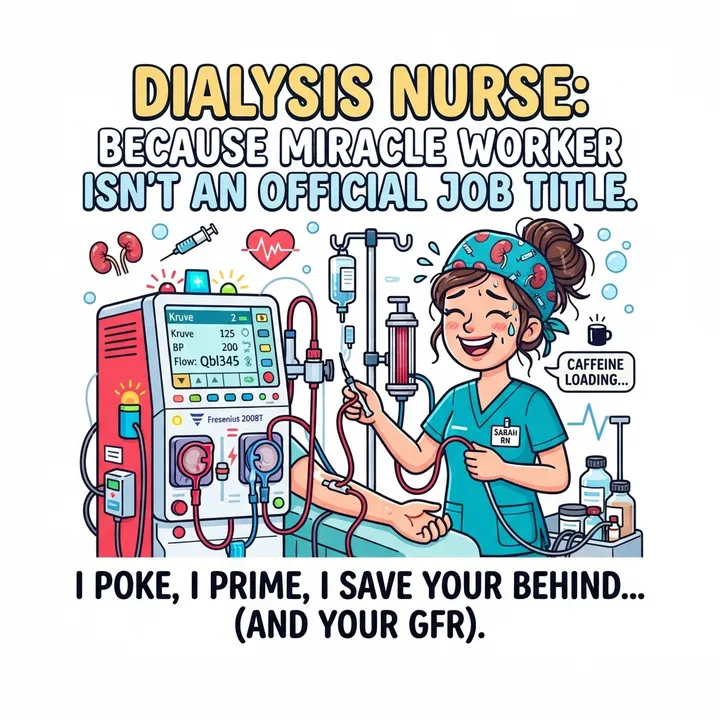 Funny Dialysis Nurse Sweatshirt — Design IA