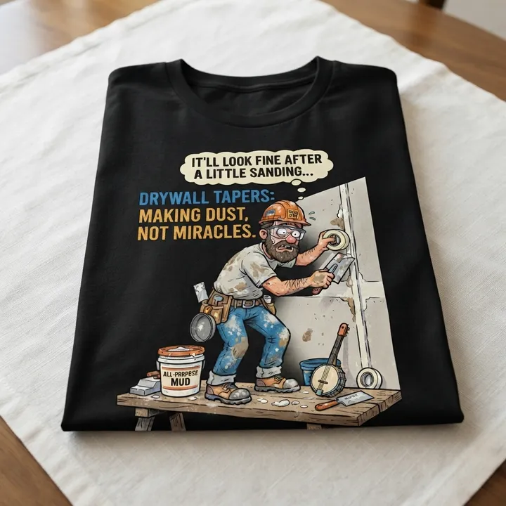 Funny Drywall Taper Shirt — Dein Ergebnis