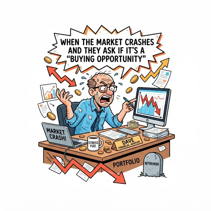 Funny Financial Advisor Shirt — AI design