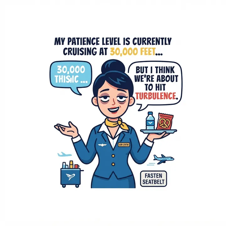 Funny Flight Attendant Shirts — Design IA