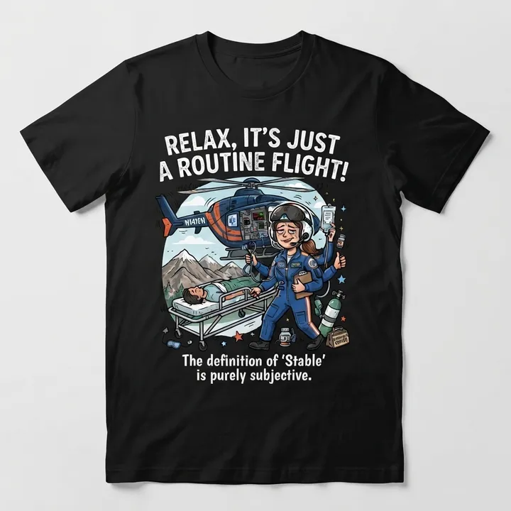 Funny Flight Nurse Shirt — Dein Ergebnis