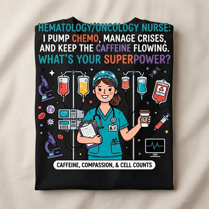 Funny Hematology Oncology Nurse Shirt — Votre résultat
