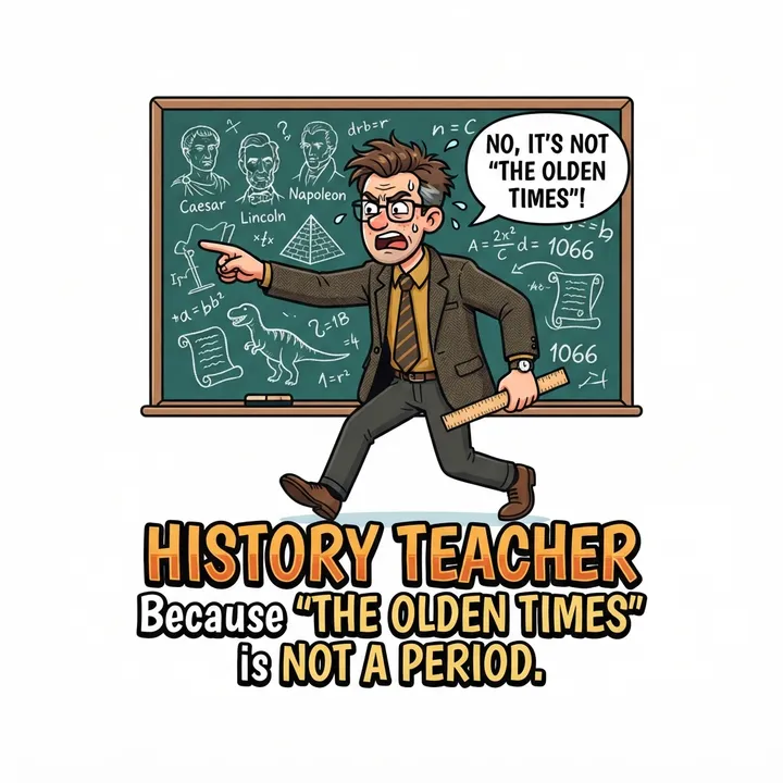 Funny History Teacher Shirt — Design IA