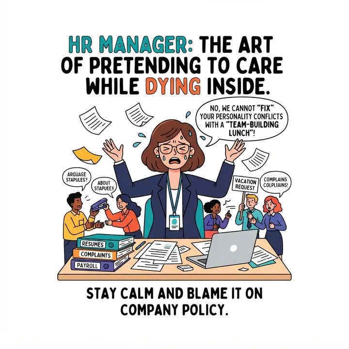 Funny Hr Manager Shirt — KI-Design