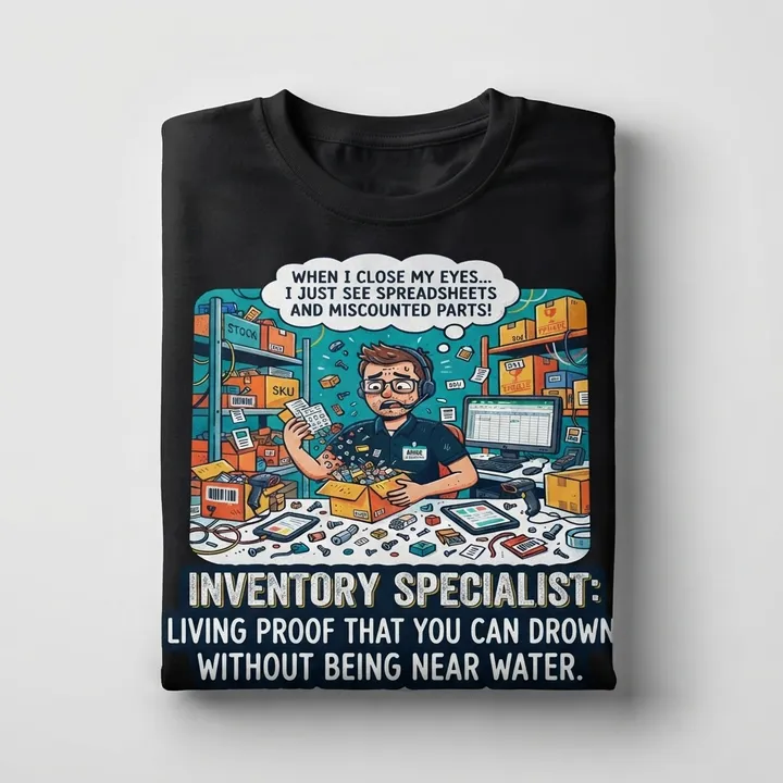 Funny Inventory Specialist Shirt — Dein Ergebnis