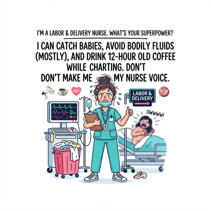 Funny Labor And Delivery Nurse Sweatshirt — Design IA