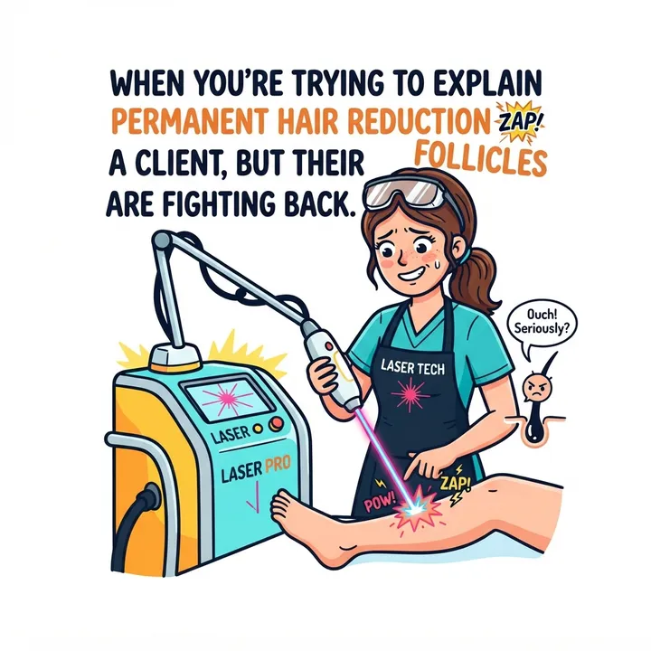 Funny Laser Technician Shirt — AI design