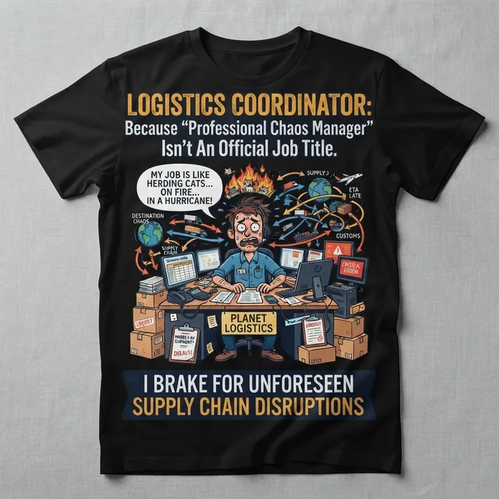 Funny Logistics Coordinator Shirt — Dein Ergebnis