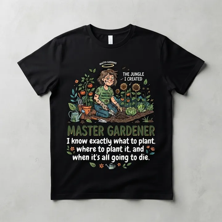 Funny Master Gardener Shirt — Dein Ergebnis