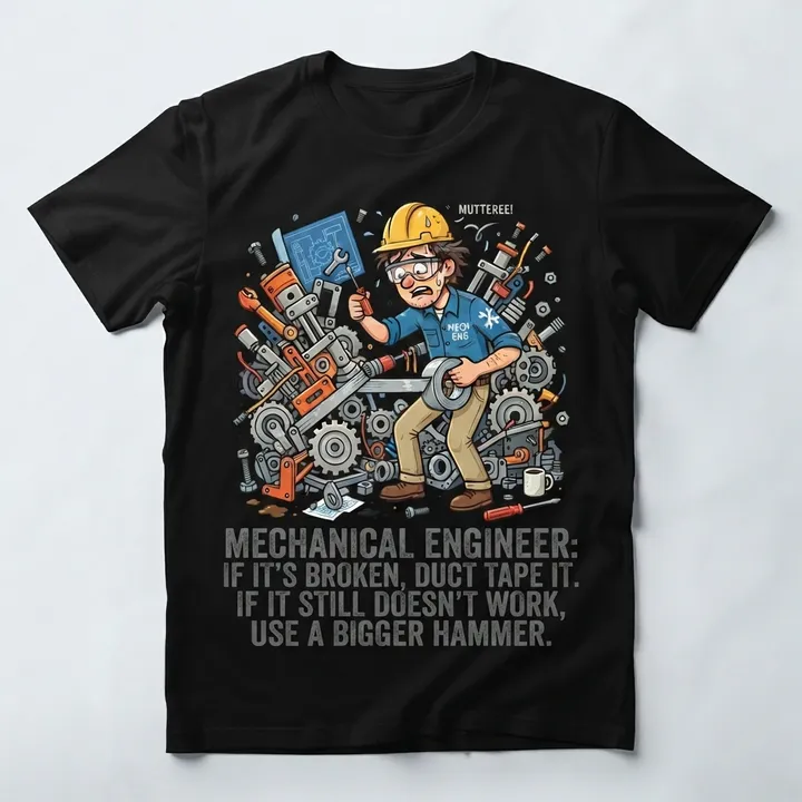 Funny Mechanical Engineer Shirt — Dein Ergebnis