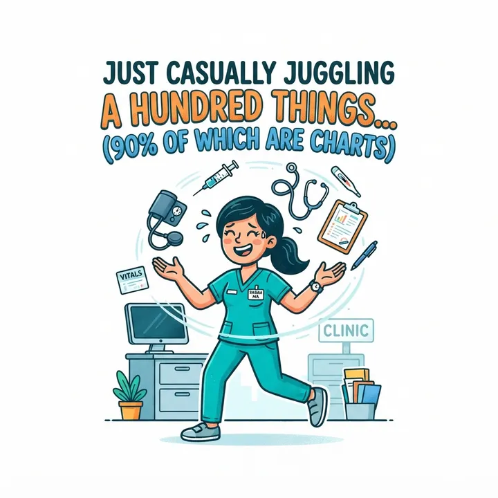 Funny Medical Assistant Sweatshirt — Design IA