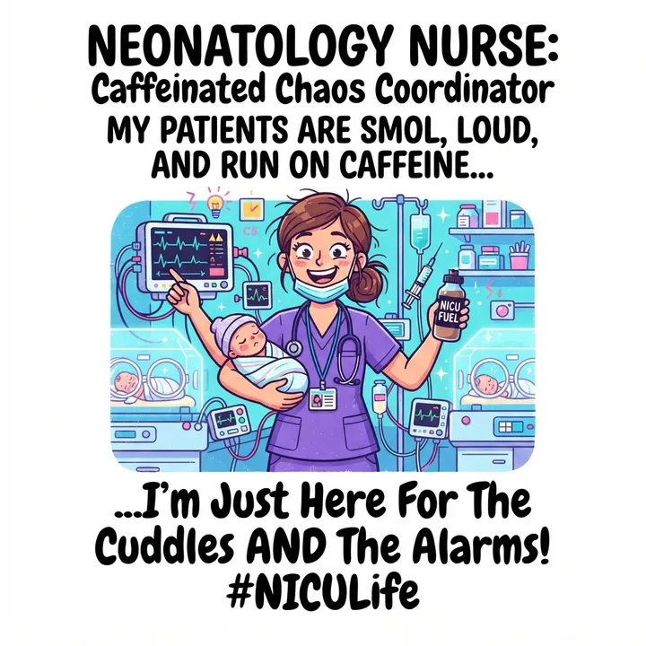 Funny Neonatology Nurse Shirt — Design IA